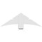 Ekena Millwork Davenport Architectural Grade PVC Gable Bracket, 48"W x 16"H x 4"D x 6"F, 8/12 Pitch GBP048X16X0406DAV00 - alternate 4